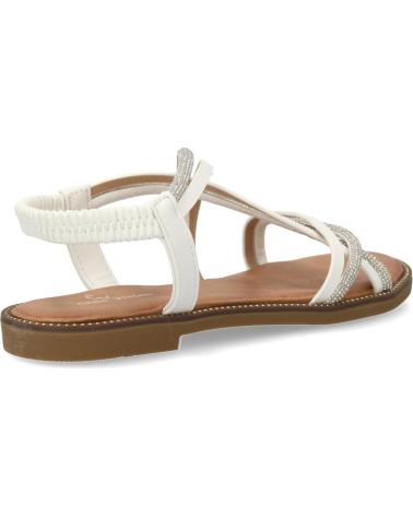 PUNTOSALAO SANDALIAS PLANAS COMODAS MUJER TIRAS COLOR BLANCO TF2509 VARIOS COLORES