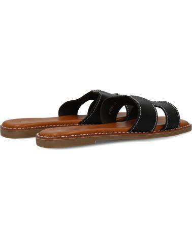 PUNTOSALAO SANDALIAS PLANAS COMODAS PARA MUJER COLOR NEGRO M-8081 VARIOS COLORES