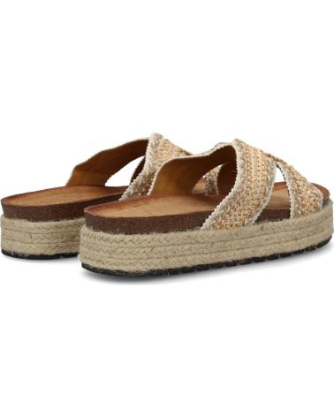 PUNTOSALAO SANDALIAS PLANAS EN YUTE PALA TRENZADA PARA MUJER COLOR BEIG VARIOS COLORES