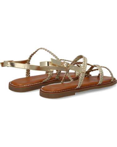 PUNTOSALAO SANDALIAS PLANAS COMODAS TRENZADAS PARA MUJER COLOR ORO 1U4 VARIOS COLORES