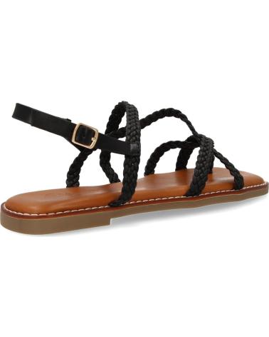 PUNTOSALAO SANDALIAS PLANAS COMODAS TRENZADAS PARA MUJER COLOR NEGRO 1U VARIOS COLORES