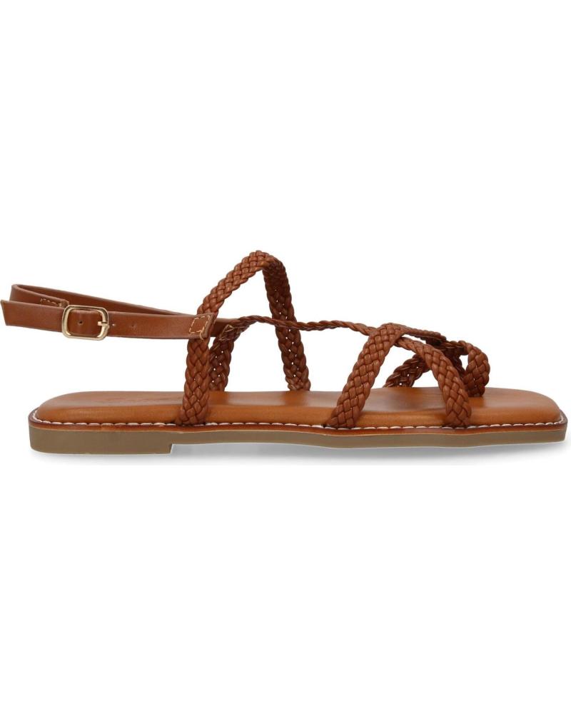 PUNTOSALAO SANDALIAS PLANAS COMODAS TRENZADAS PARA MUJER COLOR CAMEL 1U VARIOS COLORES