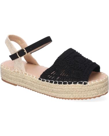 PUNTOSALAO SANDALIAS PLANAS EN YUTE PALA TRENZADA ABIERTA PARA MUJER NE VARIOS COLORES