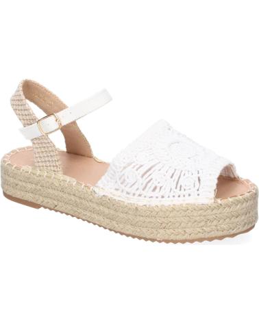 PUNTOSALAO SANDALIAS PLANAS EN YUTE PALA TRENZADA ABIERTA PARA MUJER BL VARIOS COLORES