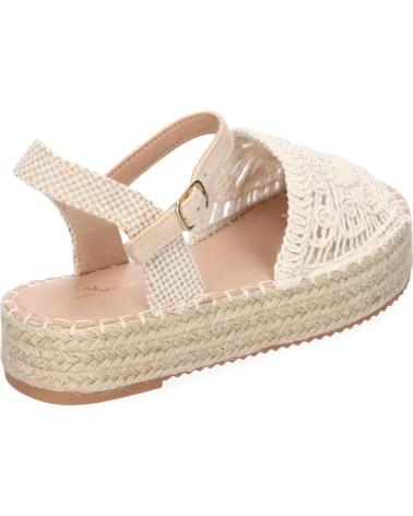 PUNTOSALAO SANDALIAS PLANAS EN YUTE PALA TRENZADA ABIERTA PARA MUJER BE VARIOS COLORES