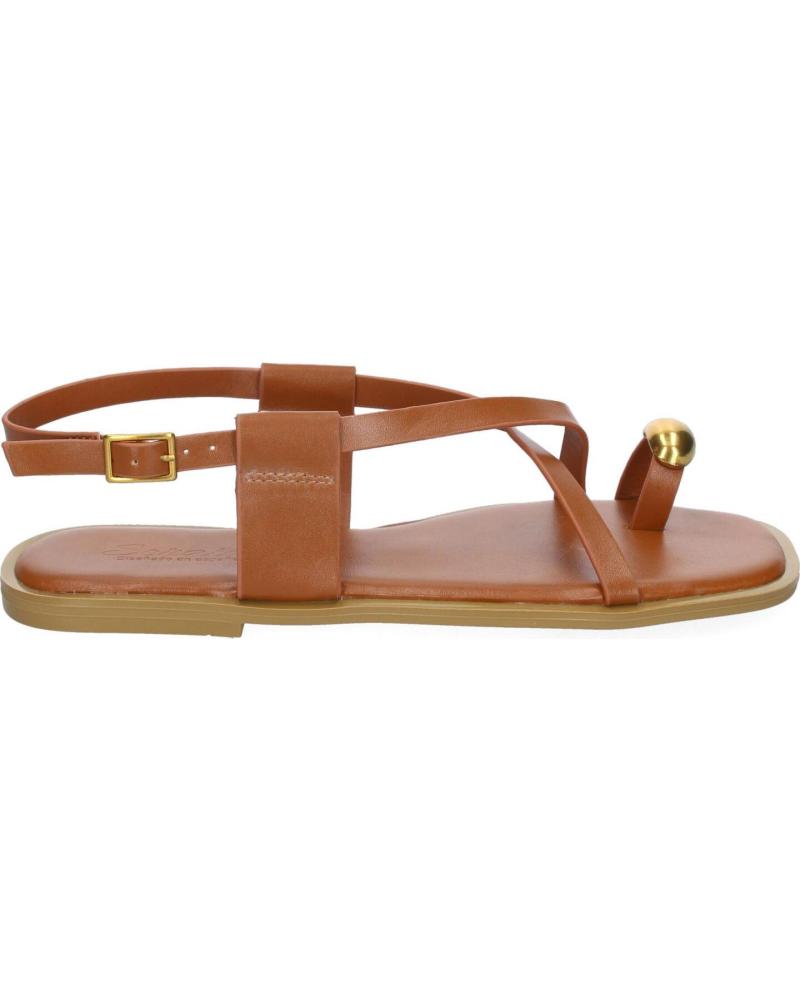 PUNTOSALAO SANDALIAS PLANAS PARA MUJER COMODAS COLOR CAMEL TC-1U1 VARIOS COLORES
