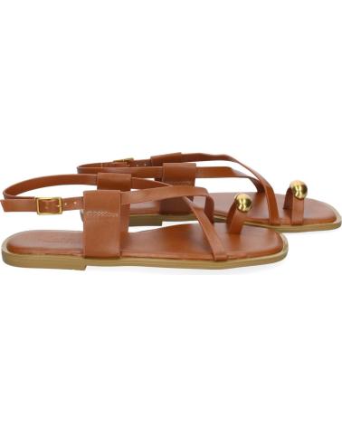 PUNTOSALAO SANDALIAS PLANAS PARA MUJER COMODAS COLOR CAMEL TC-1U1 VARIOS COLORES
