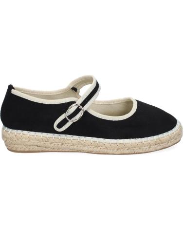 PUNTOSALAO MERCEDITAS ALPARGATAS EN YUTE HEBILLA PARA MUJER COLOR NEGRO VARIOS COLORES