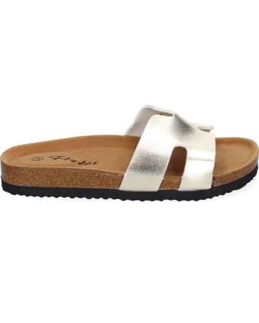 PUNTOSALAO SANDALIAS DORADAS PLANAS BAJAS PARA MUJER COMODAS M-235 VARIOS COLORES