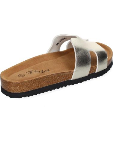 PUNTOSALAO SANDALIAS DORADAS PLANAS BAJAS PARA MUJER COMODAS M-235 VARIOS COLORES