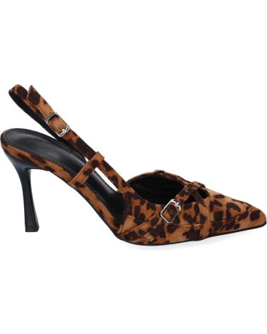PUNTOSALAO ZAPATOS DE VESTIR TACON FINO PARA MUJER ESTAMPADO ANIMAL 5U1 VARIOS COLORES