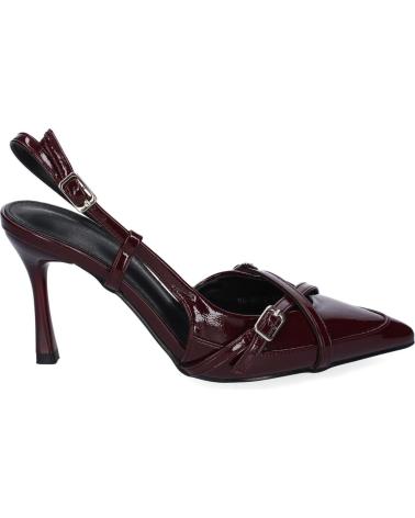 PUNTOSALAO ZAPATOS DE VESTIR TACON FINO PARA MUJER COLOR BURDEOS 5U13 VARIOS COLORES