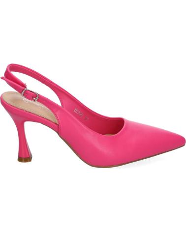PUNTOSALAO ZAPATOS DE VESTIR TACON FINO PARA MUJER COLOR FUCSIA YG799 VARIOS COLORES