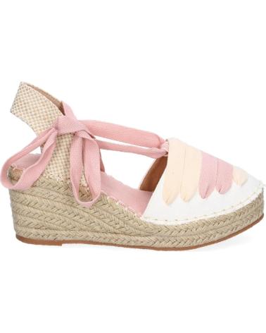 PUNTOSALAO SANDALIAS DE CUNA MEDIA EN YUTE PARA MUJER COLOR ROSA LL7U3 VARIOS COLORES