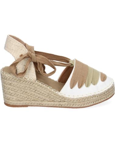 PUNTOSALAO SANDALIAS DE CUNA MEDIA EN YUTE PARA MUJER COLOR KAKI LL7U3 VARIOS COLORES