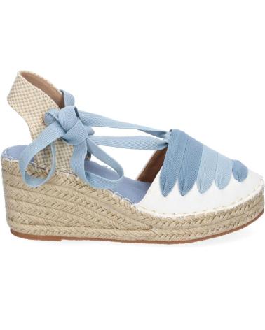 PUNTOSALAO SANDALIAS DE CUNA MEDIA EN YUTE PARA MUJER COLOR AZUL LL7U3 VARIOS COLORES