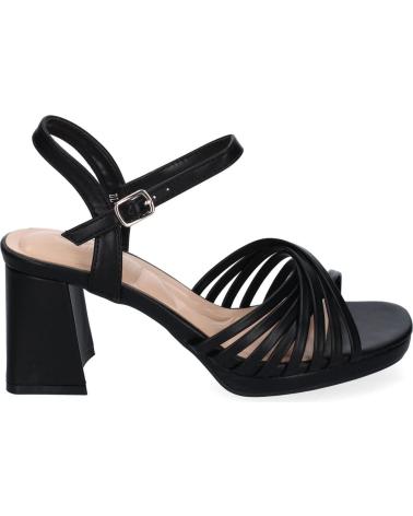 PUNTOSALAO SANDALIAS DE TACON COMODO FIESTA PARA MUJER COLOR NEGRO BL-5 VARIOS COLORES