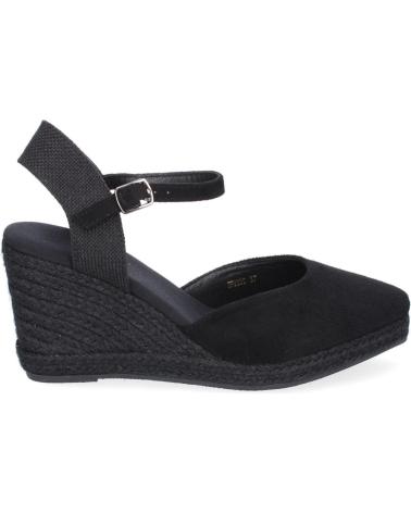 PUNTOSALAO SANDALIAS DE CUNA EN YUTE PUNTA FINA PARA MUJER COLOR NEGRO VARIOS COLORES