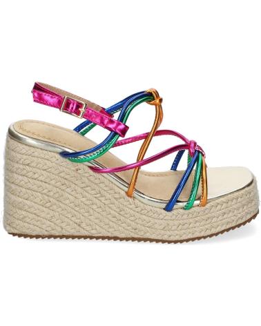 PUNTOSALAO SANDALIAS DE CUNA EN YUTE CON TIRAS PARA MUJER MULTICOLOR 5P VARIOS COLORES