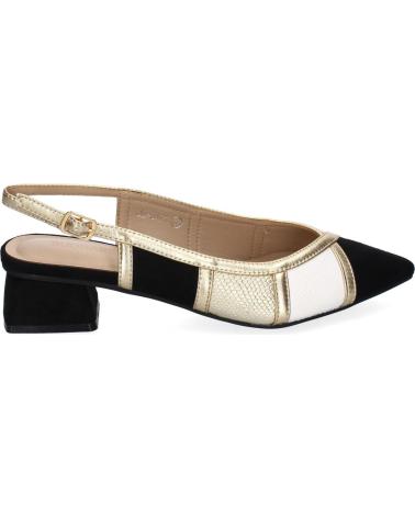 PUNTOSALAO ZAPATOS DE TACON COMODO DESTALONADO PARA MUJER NEGRO DB-3471 VARIOS COLORES