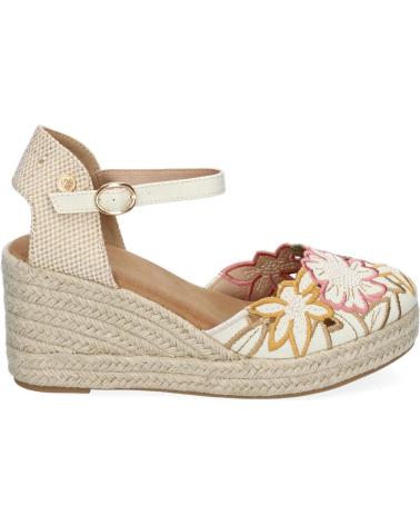 PUNTOSALAO SANDALIAS DE CUNA EN YUTE PALA FLORAL PARA MUJER BEIGE CF-34 VARIOS COLORES