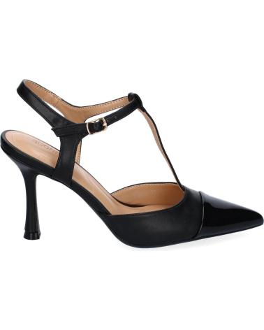 PUNTOSALAO ZAPATOS DE TACON ELEGANTES ESTILO SALON PARA MUJER NEGRO B-5 VARIOS COLORES