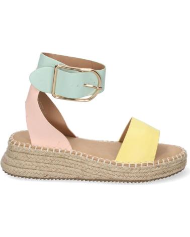 PUNTOSALAO SANDALIAS PLANAS MUJER CON YUTE COLOR AMARILLO 1EC-0138 VARIOS COLORES