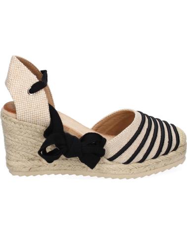 PUNTOSALAO SANDALIAS DE CUNA MEDIA EN YUTE PARA MUJER COLOR NEGRO 5Q82 VARIOS COLORES