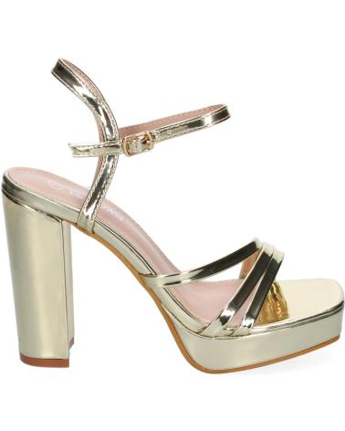 PUNTOSALAO SANDALIAS DORADAS TACON COMODO FIESTA PARA MUJER JL608 VARIOS COLORES