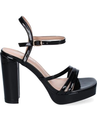 PUNTOSALAO SANDALIAS TACON COMODO FIESTA PARA MUJER COLOR NEGRO JL608 VARIOS COLORES