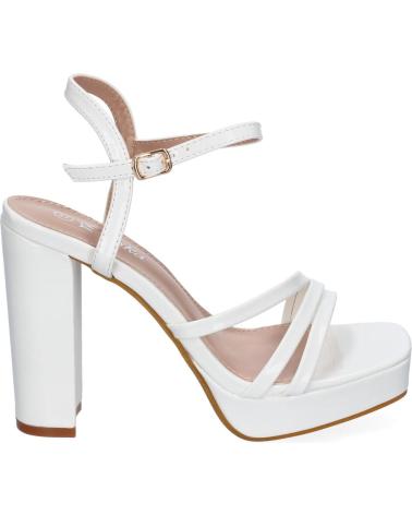 PUNTOSALAO SANDALIAS TACON COMODO FIESTA PARA MUJER COLOR BLANCO JL608 VARIOS COLORES