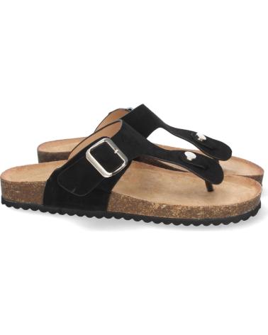 PUNTOSALAO SANDALIA ESCLAVA PLANA MUJER COLOR NEGRO VARIOS COLORES