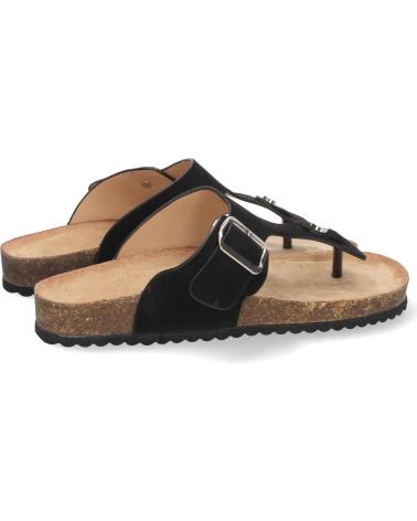 PUNTOSALAO SANDALIA ESCLAVA PLANA MUJER COLOR NEGRO VARIOS COLORES