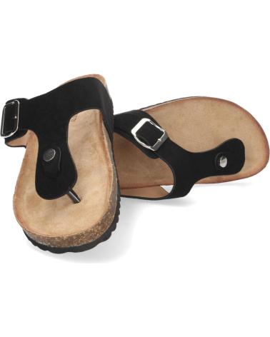 PUNTOSALAO SANDALIA ESCLAVA PLANA MUJER COLOR NEGRO VARIOS COLORES