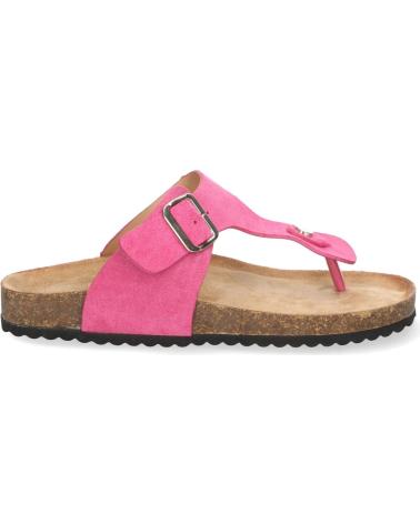 PUNTOSALAO SANDALIA ESCLAVA PLANA MUJER COLOR FUCSIA VARIOS COLORES