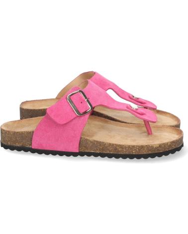 PUNTOSALAO SANDALIA ESCLAVA PLANA MUJER COLOR FUCSIA VARIOS COLORES