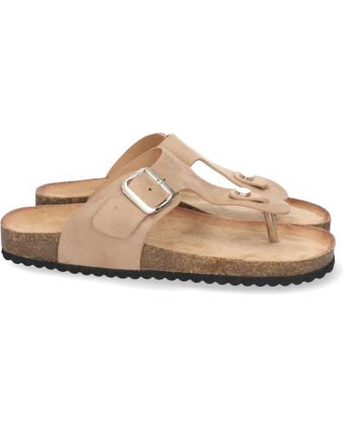 PUNTOSALAO SANDALIA ESCLAVA PLANA MUJER COLOR BEIGE VARIOS COLORES