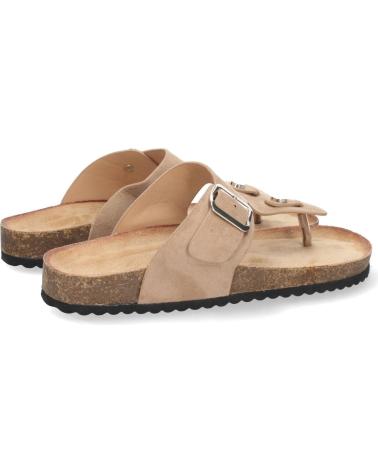 PUNTOSALAO SANDALIA ESCLAVA PLANA MUJER COLOR BEIGE VARIOS COLORES