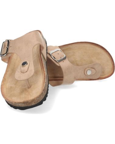 PUNTOSALAO SANDALIA ESCLAVA PLANA MUJER COLOR BEIGE VARIOS COLORES