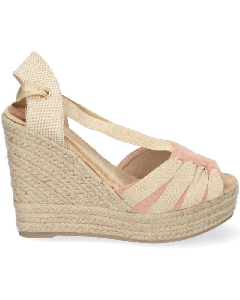 PUNTOSALAO SANDALIA CUNA ALTA LAZOS MUJER COLOR ROSA VARIOS COLORES