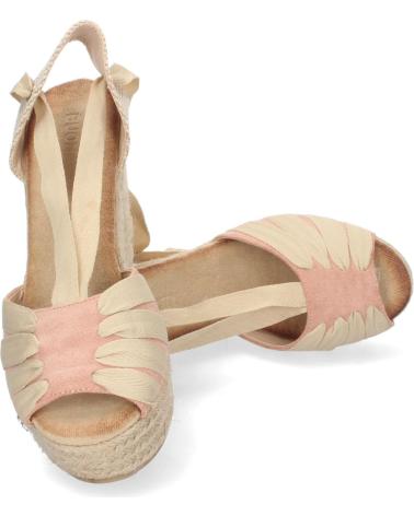 PUNTOSALAO SANDALIA CUNA ALTA LAZOS MUJER COLOR ROSA VARIOS COLORES