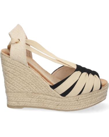 PUNTOSALAO SANDALIA CUNA ALTA LAZOS MUJER COLOR NEGRO VARIOS COLORES