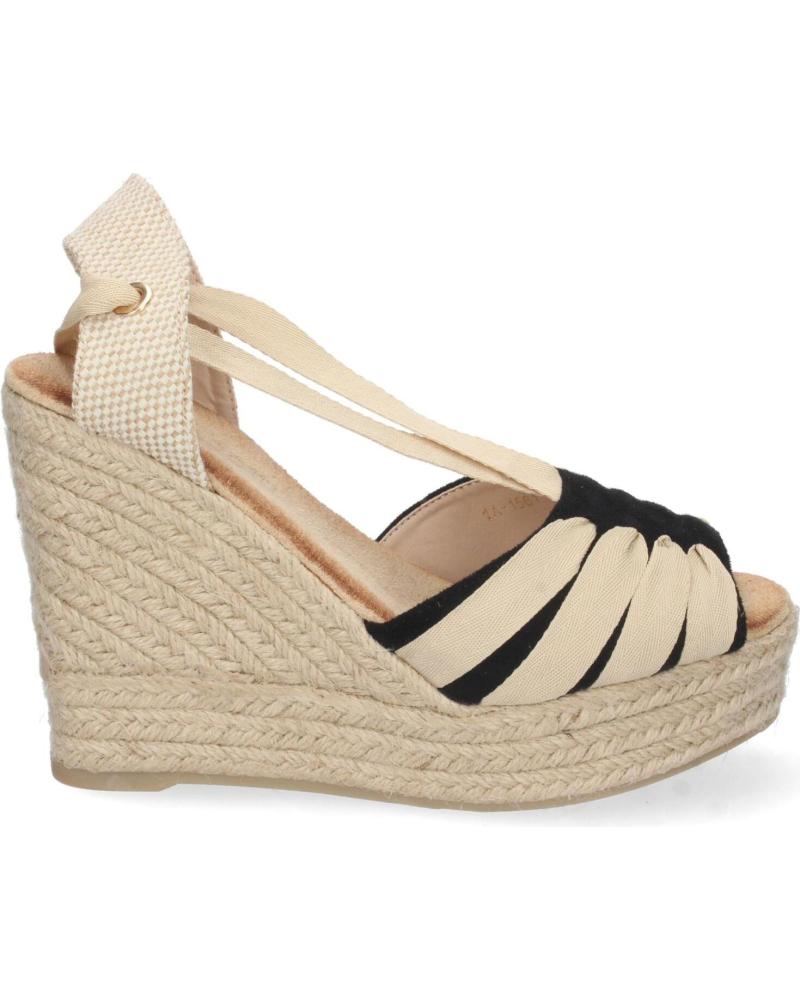 PUNTOSALAO SANDALIA CUNA ALTA LAZOS MUJER COLOR NEGRO VARIOS COLORES