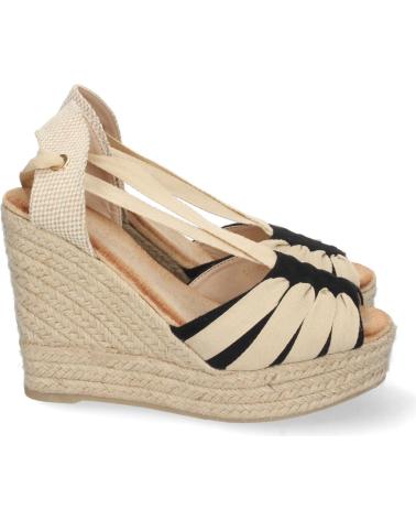 PUNTOSALAO SANDALIA CUNA ALTA LAZOS MUJER COLOR NEGRO VARIOS COLORES