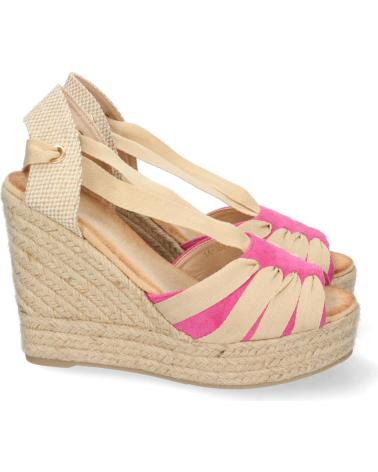 PUNTOSALAO SANDALIA CUNA ALTA LAZOS MUJER COLOR FUCSIA VARIOS COLORES