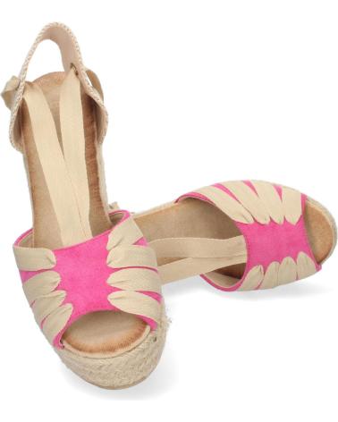 PUNTOSALAO SANDALIA CUNA ALTA LAZOS MUJER COLOR FUCSIA VARIOS COLORES
