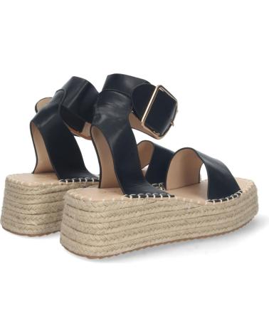 PUNTOSALAO SANDALIAS PLANAS MUJER CON YUTE COLOR NEGRO VARIOS COLORES