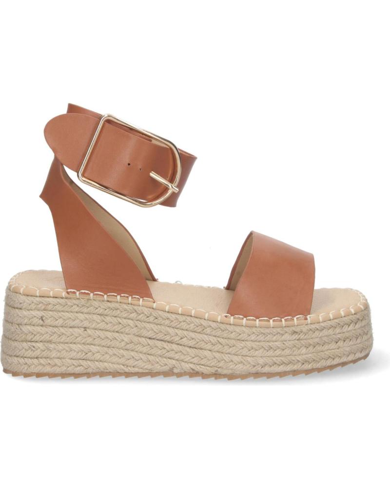 PUNTOSALAO SANDALIAS PLANAS MUJER CON YUTE COLOR CAMEL VARIOS COLORES
