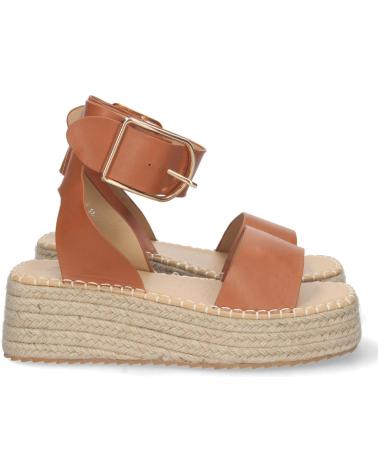 PUNTOSALAO SANDALIAS PLANAS MUJER CON YUTE COLOR CAMEL VARIOS COLORES