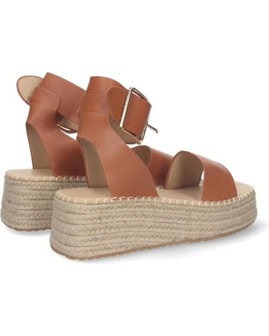 PUNTOSALAO SANDALIAS PLANAS MUJER CON YUTE COLOR CAMEL VARIOS COLORES